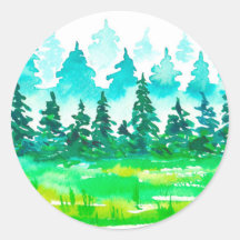 Paisaje del bosque del verano