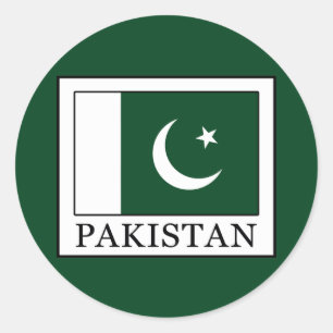 Pegatina Redonda Pakistán