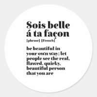 Palabras inspiradoras francesas hermosas Sois Bell