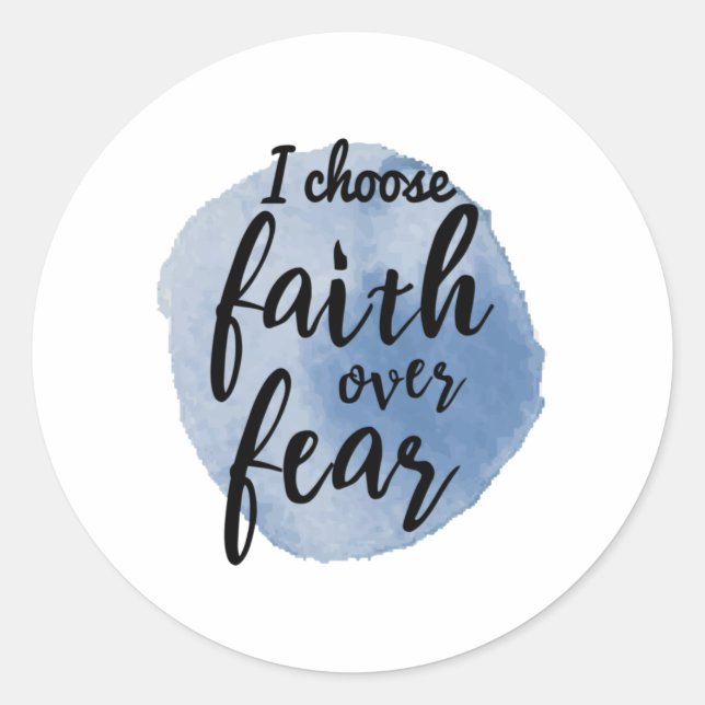 Pegatina Redonda Palabras inspiradoras para el trabajo y el éxito (Anverso)