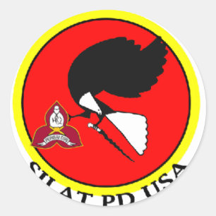 Pegatina Redonda Paladio los E.E.U.U. de Silat