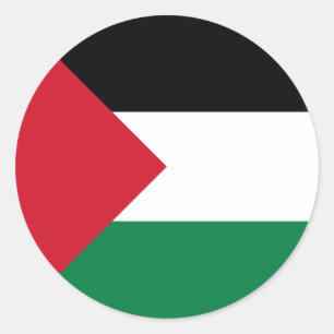 Pegatina Redonda palestina