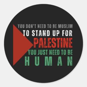PEGATINA REDONDA PALESTINA LIBRE