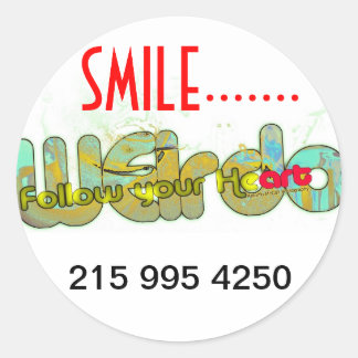 Pegatina Redonda Palo