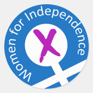 Pegatina Redonda Palo de logotipo pequeño