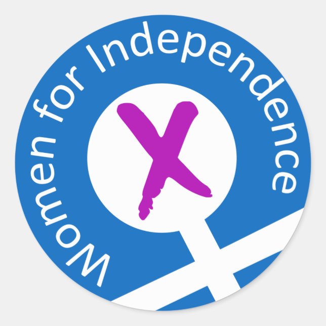 Pegatina Redonda Palo de logotipo pequeño (Anverso)