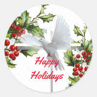 Paloma blanca de navidades mistletoe cristianos de