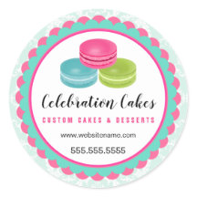 Panadería de Macarons coloridas