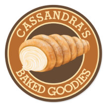 Panadería pastelería Crema con logo de Baker