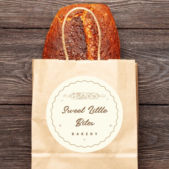 Pegatina Redonda Panadería personalizada de Emma (Subido por el creador)