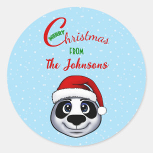 Pegatina Redonda Panda