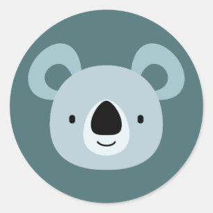 Pegatina Redonda Panda Birthday Kids Art
