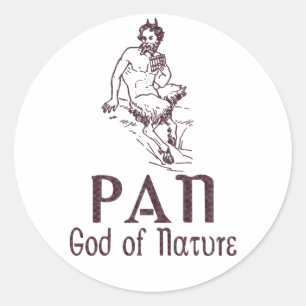 Pegatina Redonda Panorama