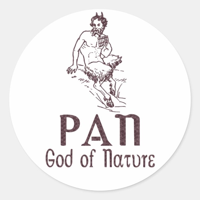 Pegatina Redonda Panorama (Anverso)