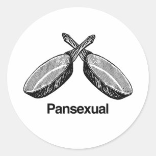Pegatina Redonda Pansexual