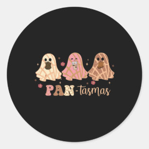 Pegatina Redonda Pantasmas Ghost Conchas Halloween Mexicano