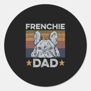Pegatina Redonda Papá Diseña Para Tu Padre Francés