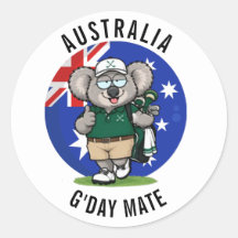 Papá Golfista Koala Australiano