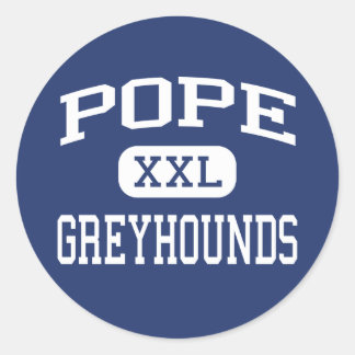 Pegatina Redonda Papa - Greyhounds - High School - Marietta Georgia