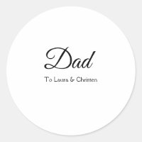 Papá papá agrega el nombre de texto regalos del dí