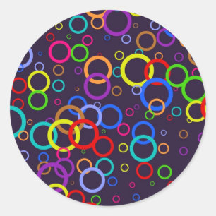 Pegatina Redonda Papel de escritorio circular