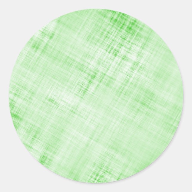 Pegatina Redonda Papel de pergamino con problemas crachados: verde  (Anverso)