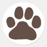 Papel de perro de cachorro | Huella de canina cutá