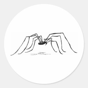 Pegatina Redonda Papi Long Legs