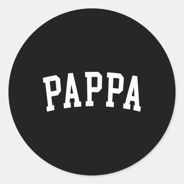 Pegatina Redonda Pappa_2 (Anverso)