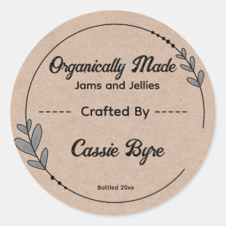 Pegatina Redonda Paquete de suministros empresariales para personal