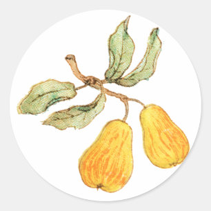 Pegatina Redonda Par de bonito