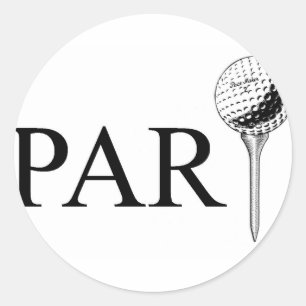 Pegatina Redonda Par(tee)