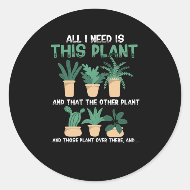 Pegatina Redonda para ella mi tractor es sexy, regalo de los granje (Anverso)