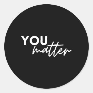 Pegatina Redonda Para La Persona Detrás De Mí Eres Increíble.