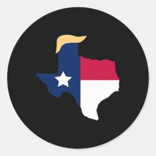 Pegatina Redonda Para las elecciones de Trump 2020, la bandera de T