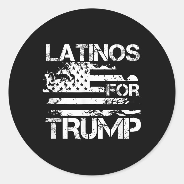 Pegatina Redonda Para Las Elecciones De Trump 2024, Divertidas Y Co (Anverso)