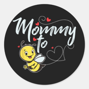 Pegatina Redonda Para Ser Mamá Para Ser Nueva Mami Preg De Día de l