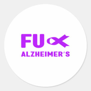 Pegatina Redonda Para Su Camisa, Para Demencia, Su Conciencia