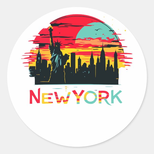 Pegatina Redonda paraíso favor amor 7777 (Anverso)