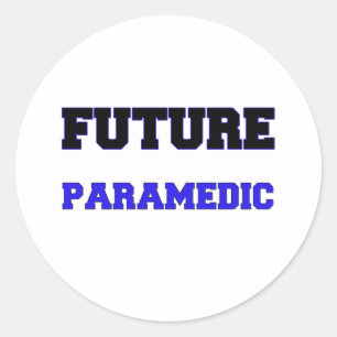 Pegatina Redonda Paramédico futuro