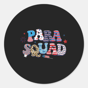 Pegatina Redonda Paraprofesional Paraprofesional Pará Patriótico 4