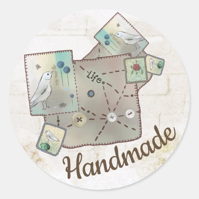 Pegatina Redonda Parchan (Anverso)