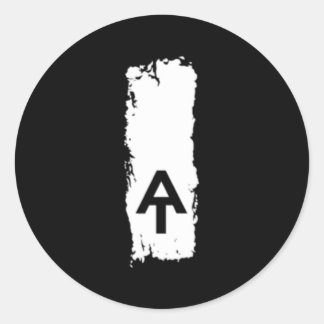 Pegatina Redonda Parche de bolsillo para el rastro appalachian