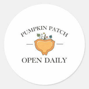 Pegatina Redonda Parche de calabaza Mepilex Halloween enfermera de