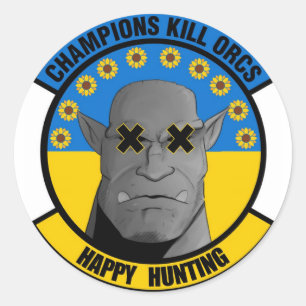 Pegatina Redonda Parche morale v3