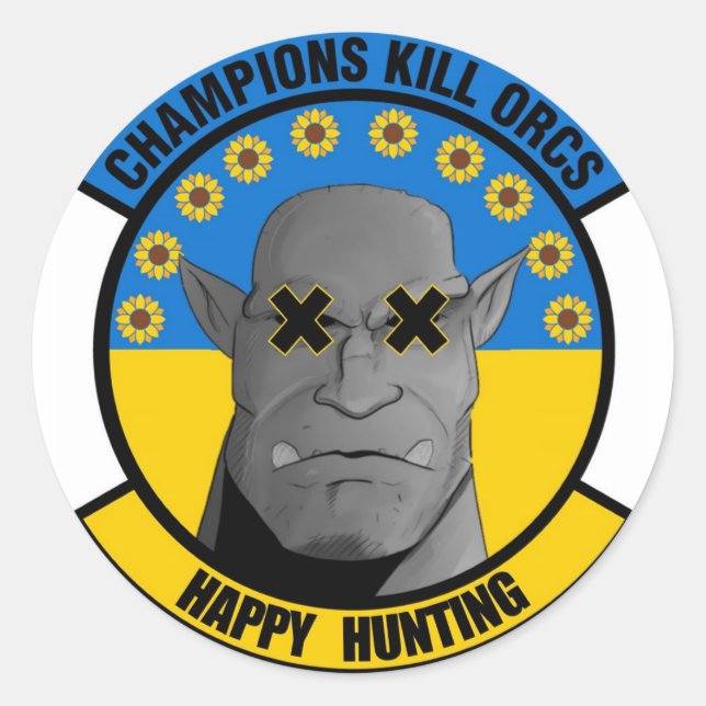 Pegatina Redonda Parche morale v3 (Anverso)