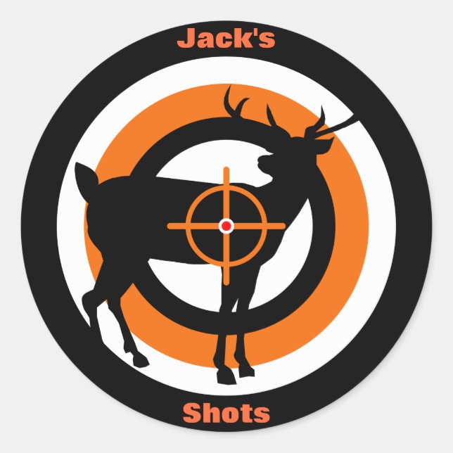 Pegatina Redonda Parches de destino de competencia (Anverso)