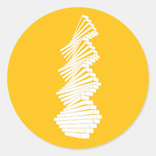 Pegatina Redonda pared articulada