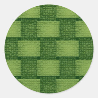 Pegatina Redonda Paredes - Greenish