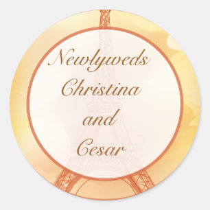 Pegatina Redonda París Pegatinas favoritos de 6 a 3"